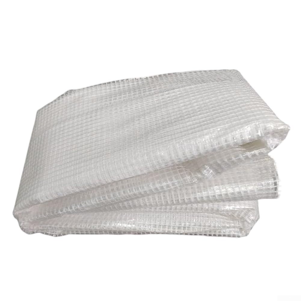 Telo di copertura per serra da interni ed esterni, in robusto materiale PVC (bianco)