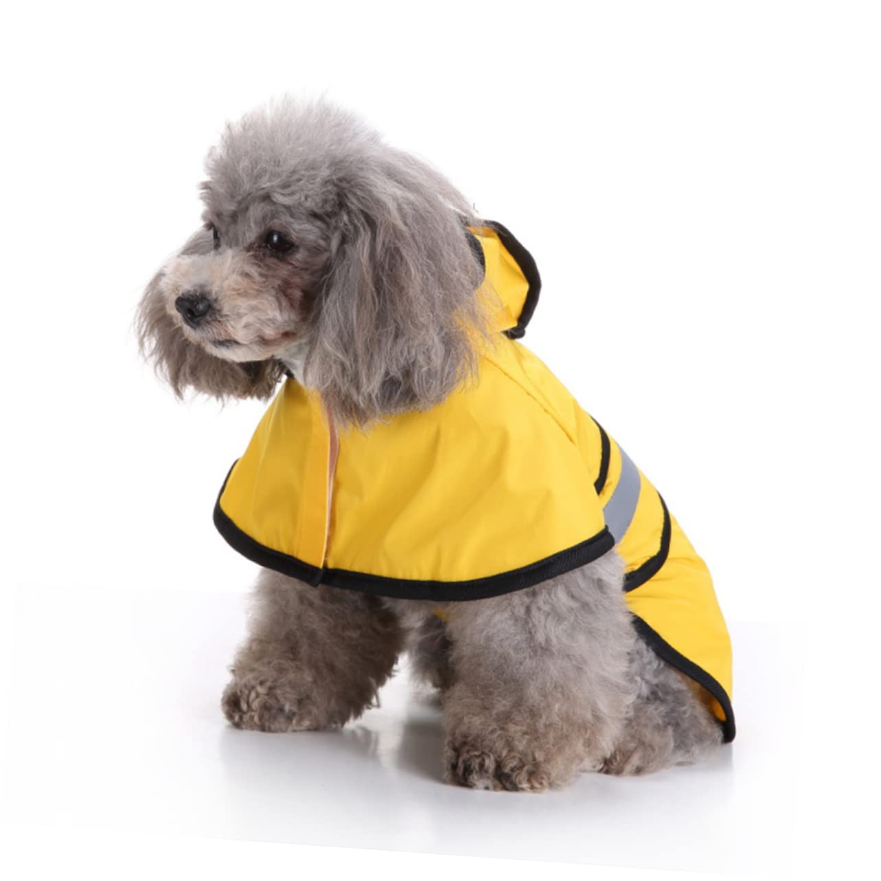 Housoutil Lot De 3 Imperméables Réfléchissants pour Chien Imperméables Élastiques Et Confortables Jaunes Taille 2XL