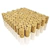 MCE-Commerce A74001100 kurken, knutselkurken, wijnkurken, natuurlijke kurken, knutselen en decoreren, 100 stuks, Ø 2,5 cm, lengte 4,5 cm, naturel