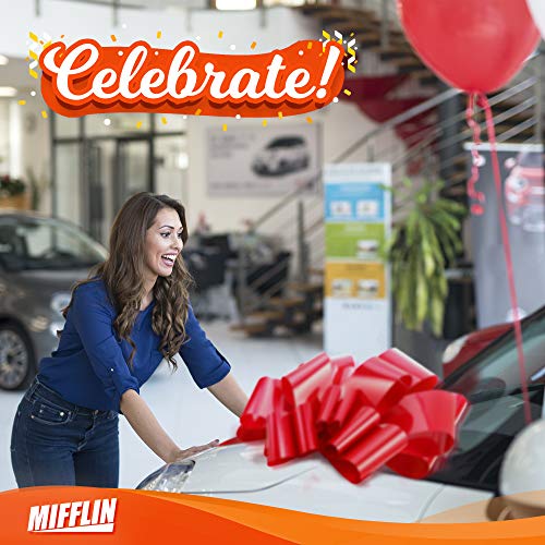 Mifflin MF-BOW30RD1BF28 Usa Big Car Bow (Matte Red, 30 Inch) Gift Bow, Giant Bow thumb #2