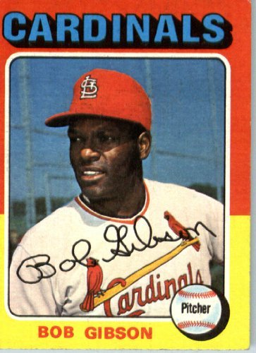 Amazon.com: 1975 Topps Baseball Card #150 Bob Gibson