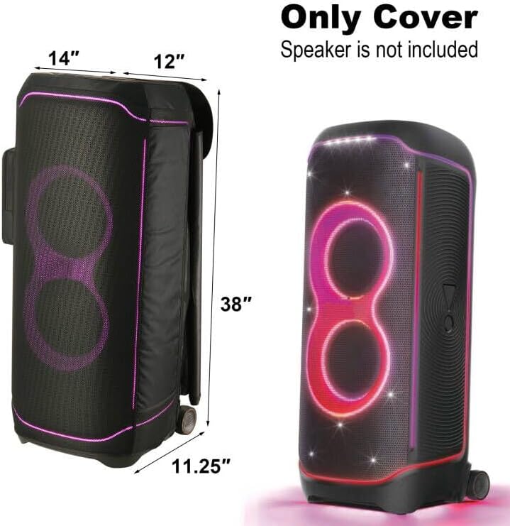 TXEsign Speaker Cover Compatible with JBL PartyBox Ultimate Portable Speaker, Dust Cover Storage Bag Sleeve with Accessory Pocket for JBL PartyBox Ultimate - Image 2
