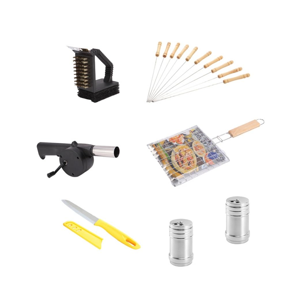BBQ Accessories BBQ Tools Seven Piece Set of Accessories Package