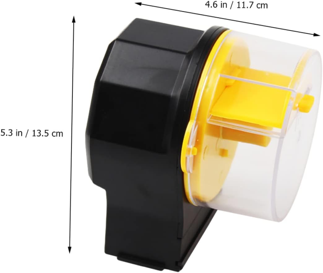 Happyyami 1set Automatic Fish Feeder Adjustable Timer for Aquariums Vacation Fish Dispenser for Betta More Suitable for Pellet Stick Flake Food No Batteries Required