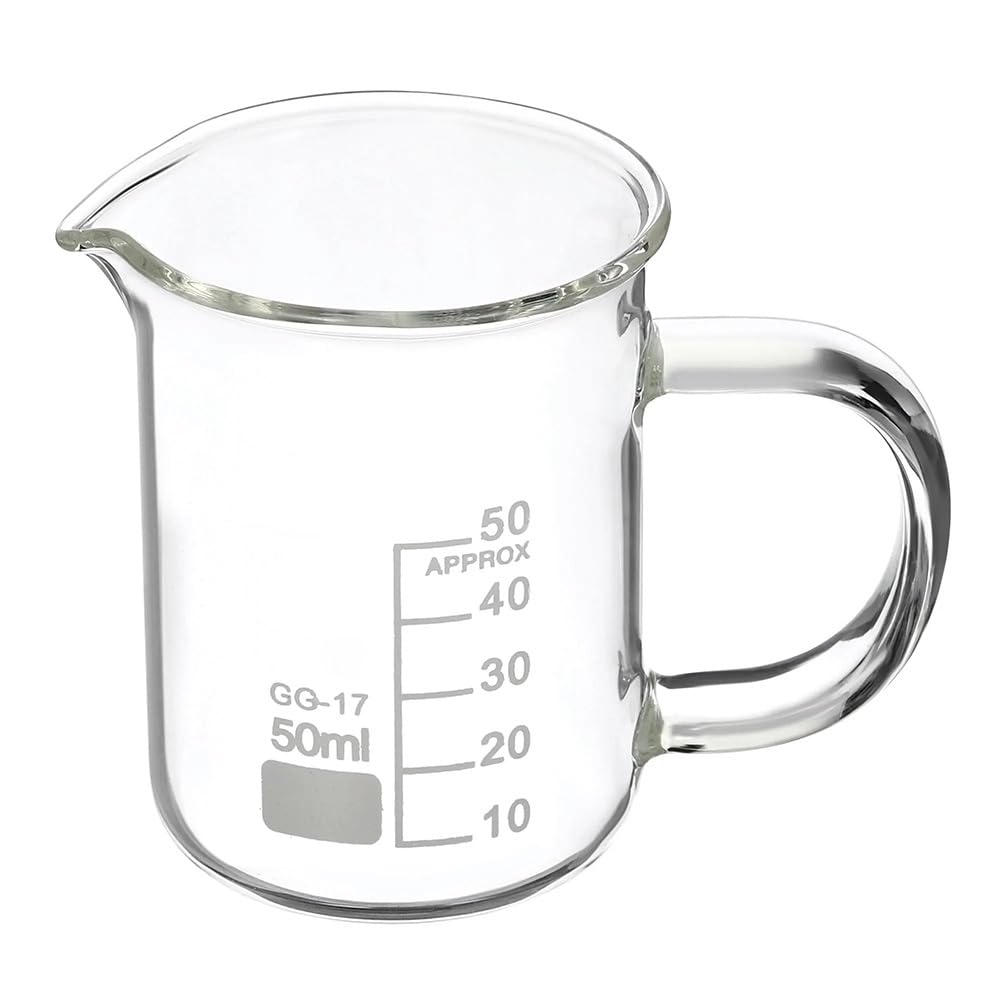 Zlewka ze szkła borokrzemowego, Zlewka laboratoryjna odporna na ciepło ze szkła borokrzemowego z uchwytem i podziałką, wiele rozmiarów(1000ml)