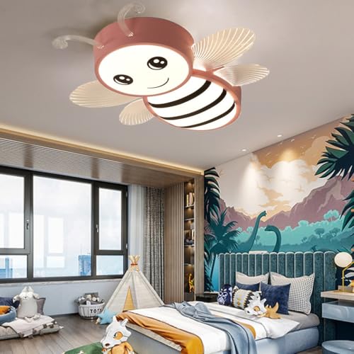 Plafonnier LED chambre enfant gradation luminaire rose pour bébé et princesse