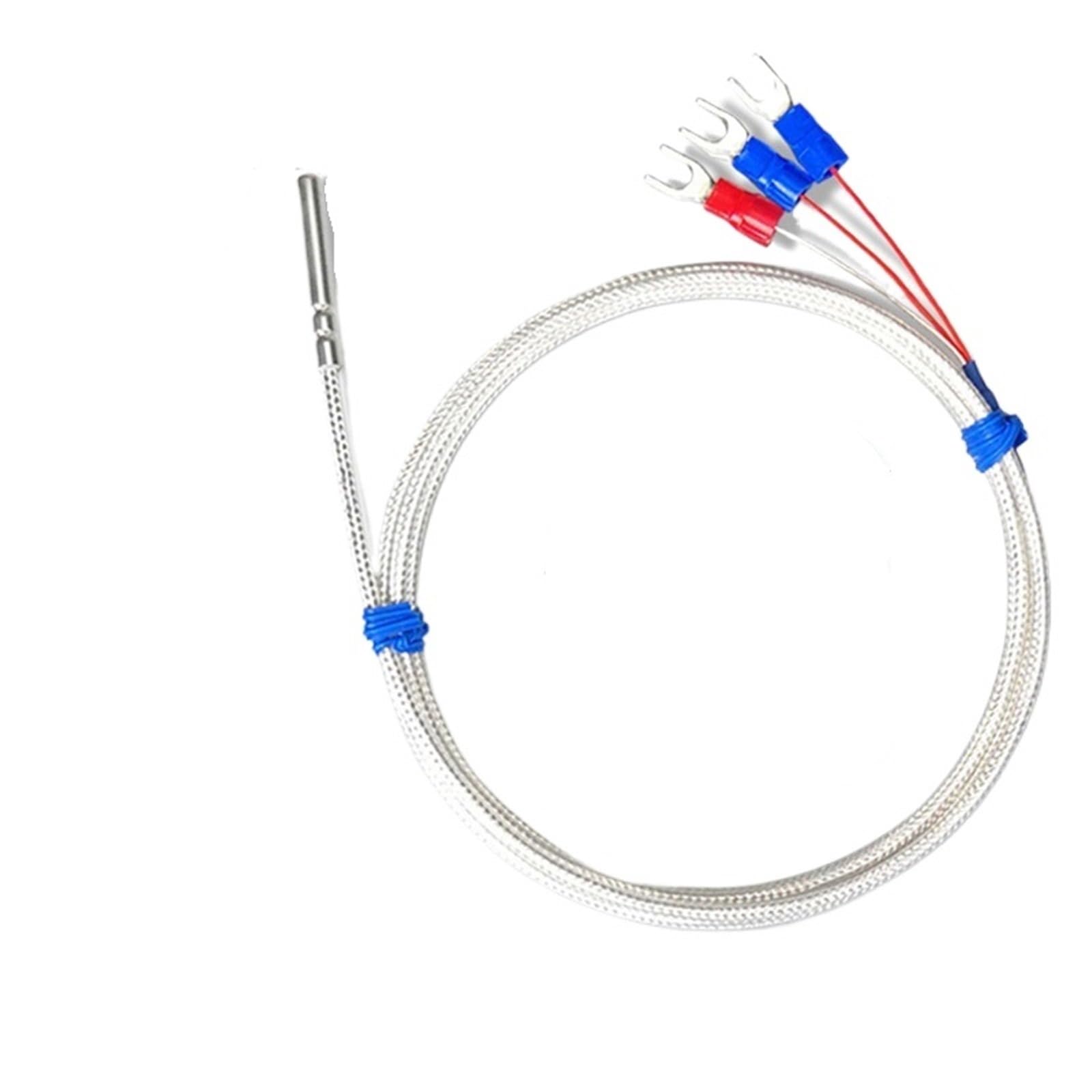 Termopara z czujnikiem temperatury PT1000 ze stali nierdzewnej Kabel Wykrywania 0.5/1/2/3 ~ 10M 1 SZT(PT1000 Type 0.5M)