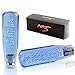 HK5 Universal JDM Crystal/Octagonal Style 150mm Transparent Blue Bubble shift knob