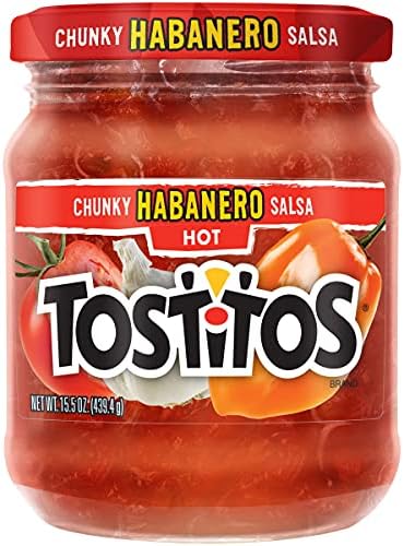Tostitos - Dips Hot Chunky Habanero Salsa, 15.5 Ounce, Red