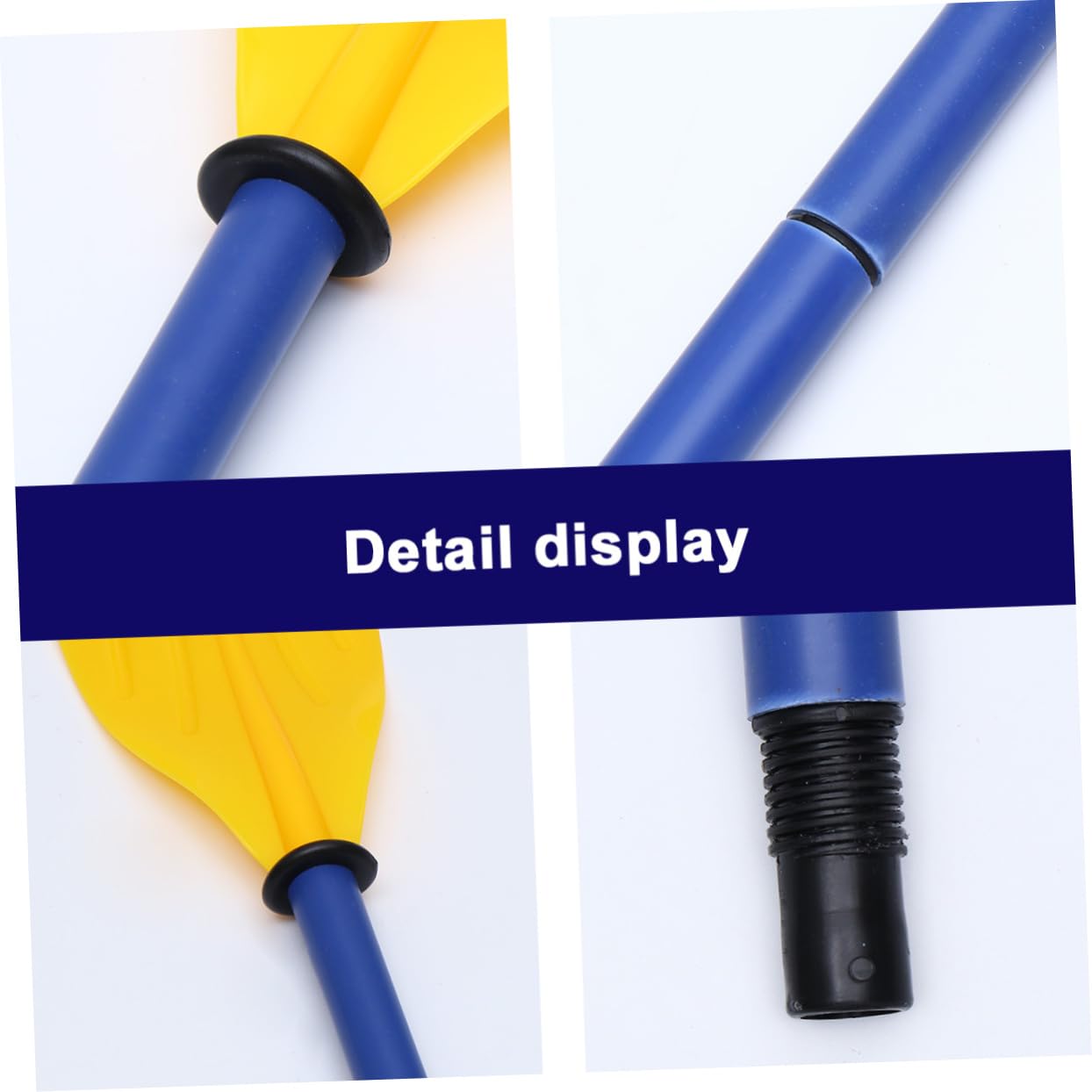 Gogogmee Plastic Paddles Detachable for Kayak Canoe Marine Boat 120cm Lightweight Ergonomic Design