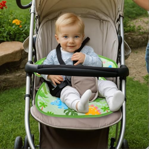 Image of INFANZIA Dry Seat,Car Seat Protector Waterproof Carseat Liner Potty Training Toddlers, Baby and Infants, Piddle Pad for Carseats Strollers (Green, 1 Pack