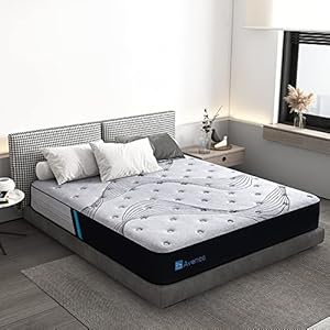 Avenco Mattress for Adults Matelas à Ressorts, Foam, Gris, 14020020