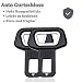 NUWIQ 6 Stück Car parts, Kunststoff und Eisen, für Lkw und Transporter, Schwarz