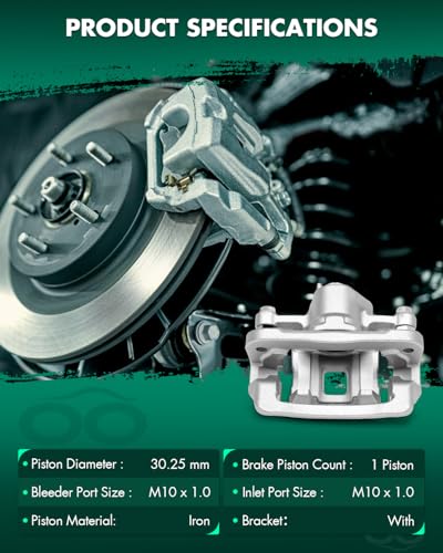 Image of SCITOO 19B6283 19B6282 Rear Brake Calipers Fit For Kia For Soul 2010-2013, Disc Brake Caliper Assemblies,2PCS