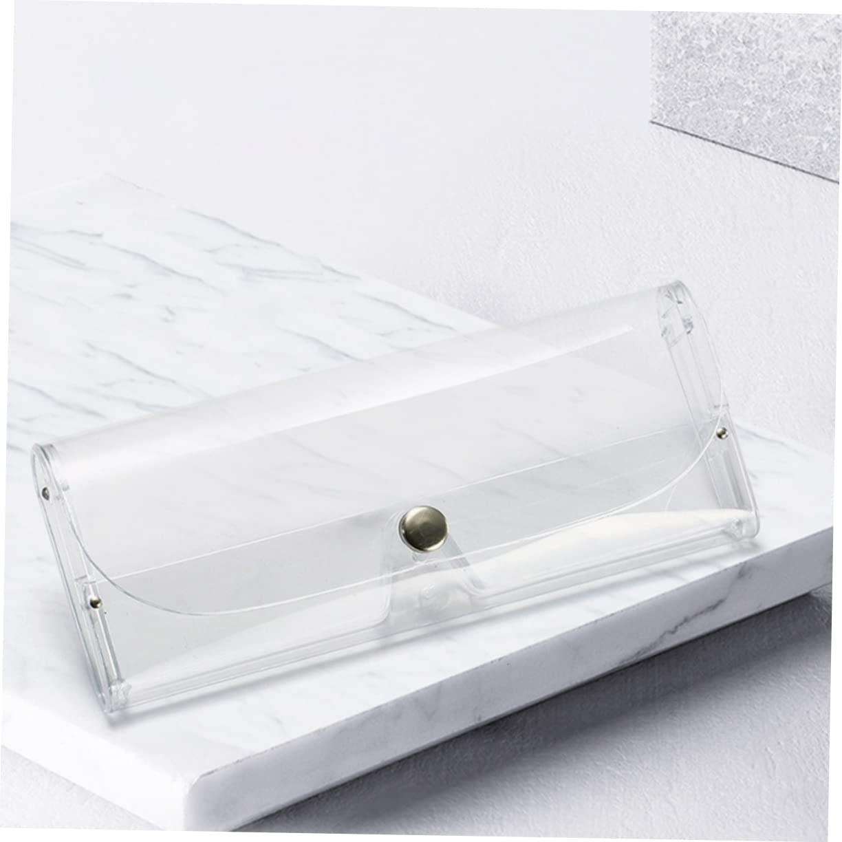 PACKOVE Brillenetui Transparente Sonnenbrillentasche Aufbewahrungsboxen Für Brillen Sunglass Case Brillen Aufbewahrungsbox Etui Für Brillen Damen Klare Lesebrille Pvc
