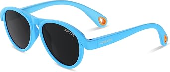 Baby Sunglasses Skin Feel Frame Polarized UV Protection Kids Glasses for Toddler Infant Boys Girls Age 0-24 Months