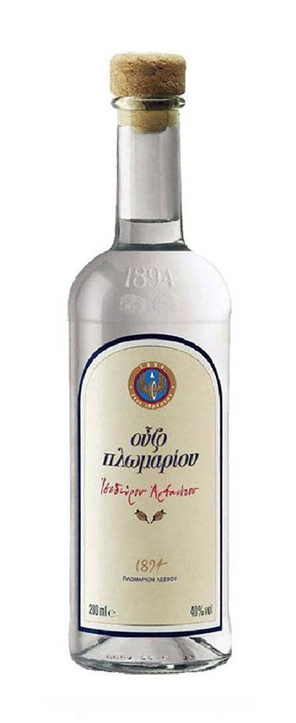 Ouzo of Plomari 40% 0,2l Flasche Anis