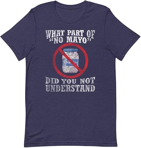 Miniatura 6 de Humorístico Odio Por Mayonesa Juego de palabras Foodie Hilarante amante de la salsa de tomate diciendo hombres, Bosque Jaspeado