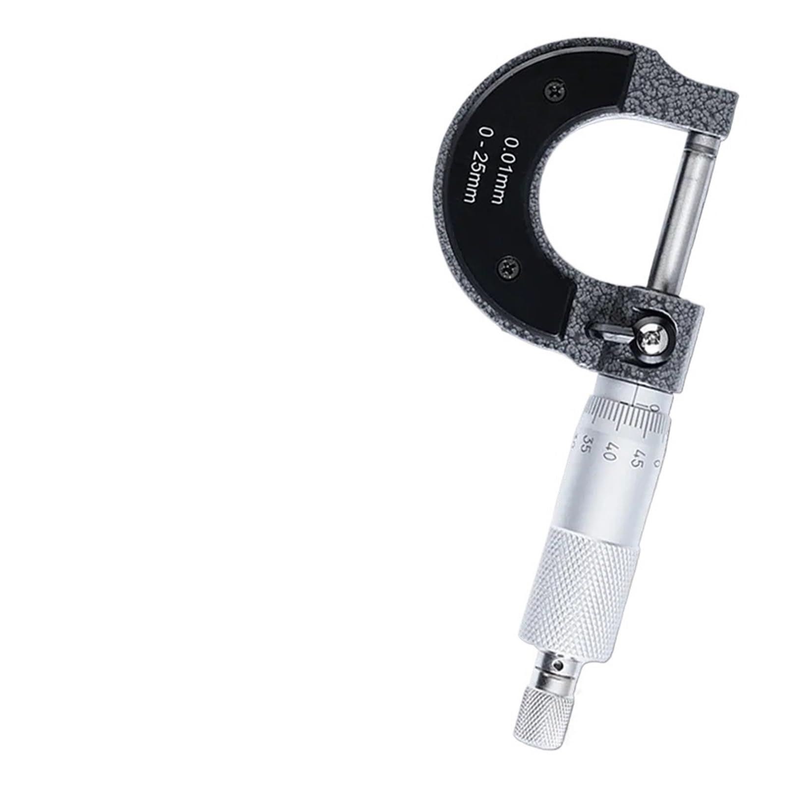 Zewnętrzny mikrometryczny przyrząd pomiarowy precyzyjny 0-25 mm, dokładność 0,001 mm, miernik metryczny do pomiarów zewnętrznych