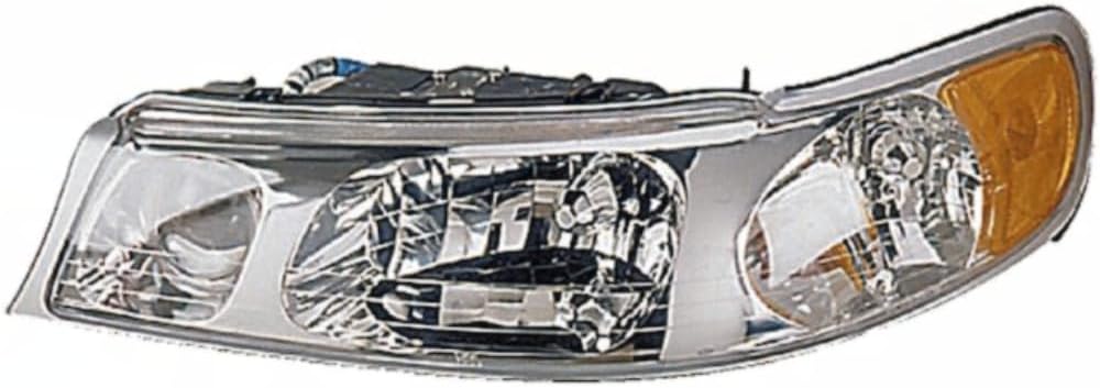 Headlight Assembly Left Side Headlamp for Lincoln Town Car Base 1998-1999 & Cartier L/Executive L 2001-2002 & Cartier/Executive/Signature 1998-2002 32969CG