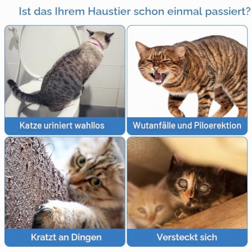Aomig Beruhigungseinsatz für Katzen 6Pcs Beruhigendes Pheromon Set – Ansicht 2