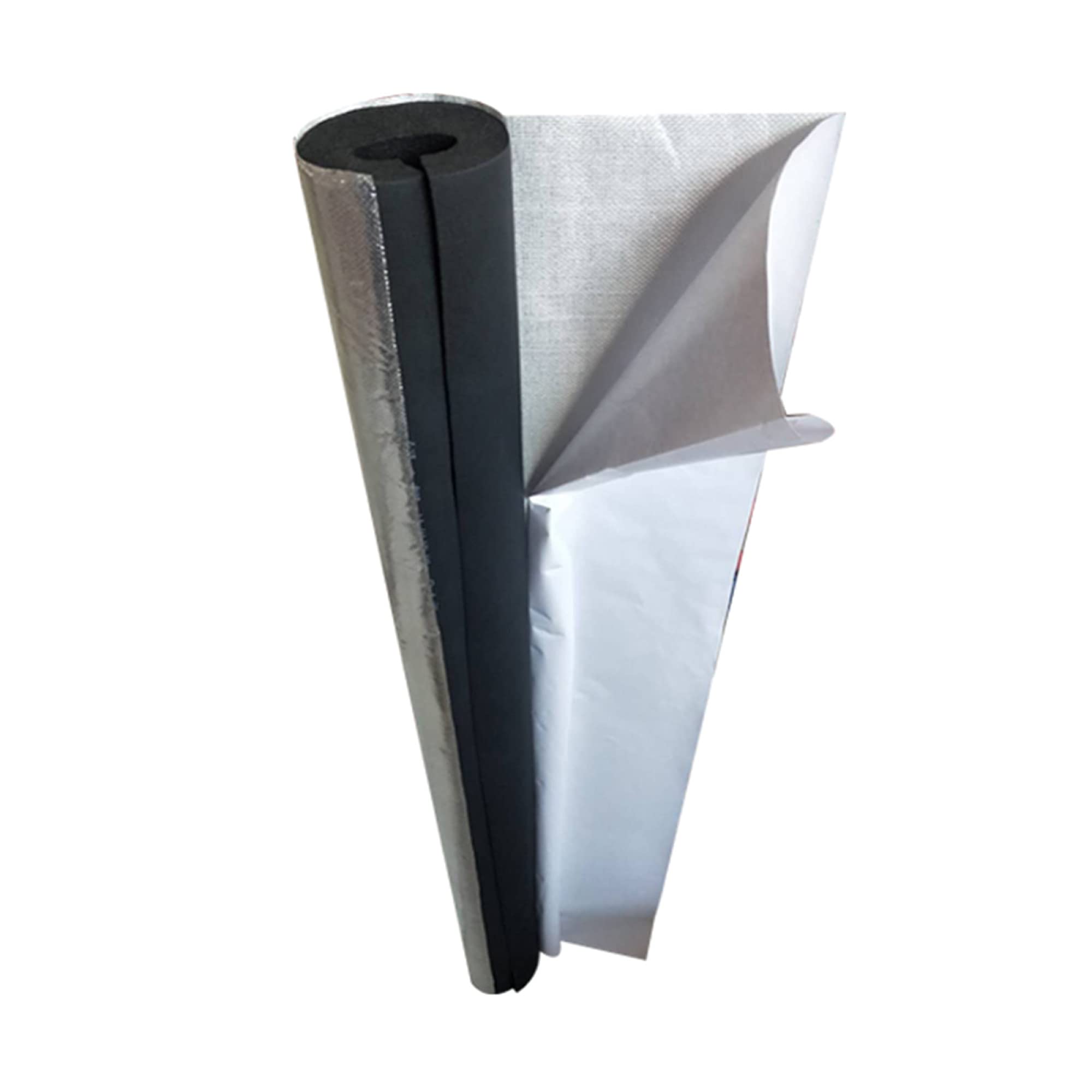 Autoadhesivo Aislamiento De Tubería Largo 98cm Tubo De Aislamiento Utilizado En Exteriores, Baño, Calentador De Agua Solar/Wall thickness 30mm / ID60mm