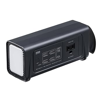 『サンワ』ポータブル電源 30000mAh AC USB対応 Amazon | サンワダイレクト ポータブル電源 小型 30000mAh 111Wh