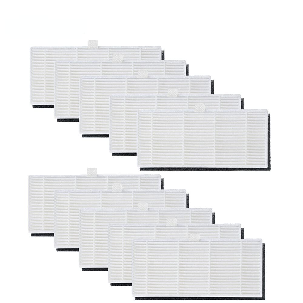 HARPRA Replacement Mop Cloth Dust Bag HEPA Filters Brushes Fit For VI-OMI S9 Vacuum Cleaner (10*Filter)