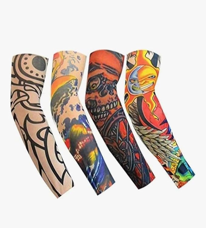 Image of Arm Sleeves Men & Women Sunlight Protection Protection from Dust, Pollution, Sunburn, UV Protection - Suitable for, Sports - Hand Summer Gloves (Pack Of 1)