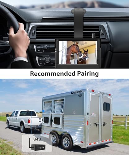 AUTO-VOX T3 Monitor Bracket Car Accessories for Mount for Backup Camera Bendable: 360° Flexible Adjust Monitor, Strong Hold,2 Mins Easy Install, for Model Solar 3A Plus/4B/5/WF1 Reverse Camera Screen