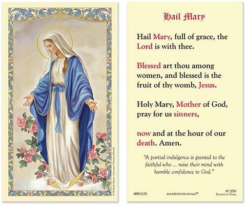 Christaian Brand Catholic HCL 25P OL Grace/Hail Mary