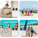 6 Pack Travel Bottles for Toiletries, 3.4oz Travel Shampoo Bottles Leak-Proof Tsa Approved Travel Size Bottle for Shampoo Conditioner and Body Wash - Image 4