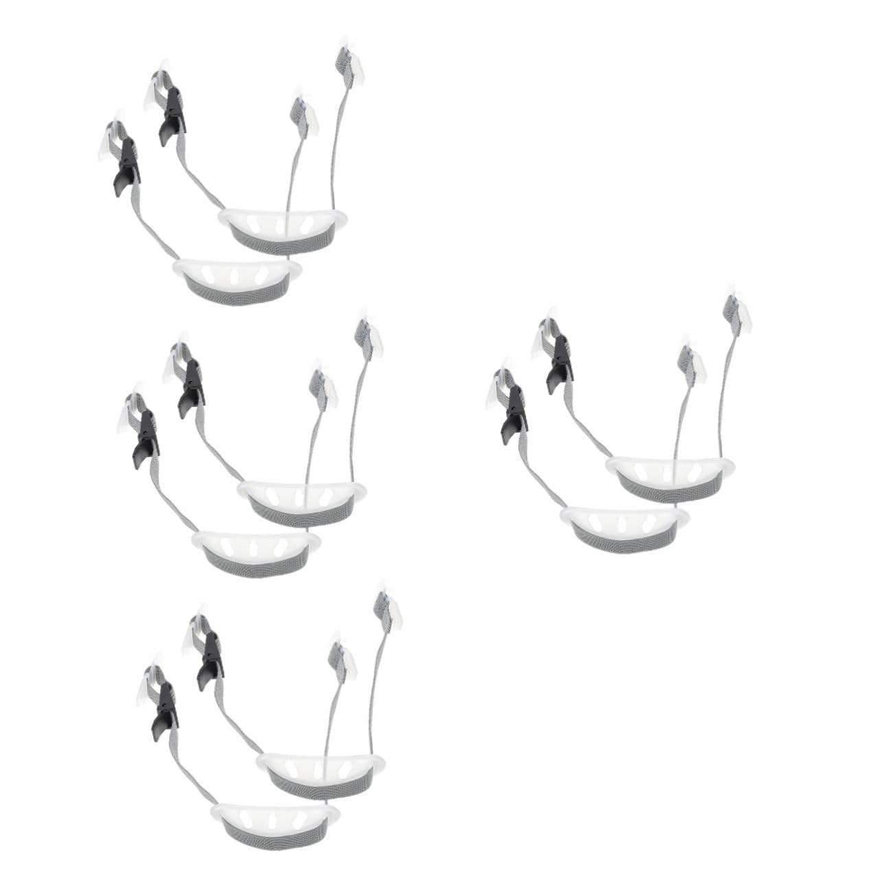 Toddmomy 4sets Safety Helmet Chain Belt Chin Strap Football Helmet Chin Strap Easy Install 2pcs*4