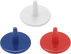 50 peças Marcador de bola de golfe marcador de bola de golfe cores mistas cor aleatória marca bola de plástico acessórios no curso (18 mm)