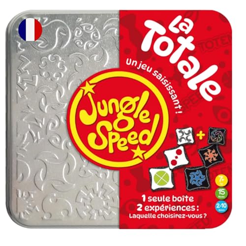Asmodee - Jungle Speed: La Totale - Jeu de Cartes et d'Ambiance pour Adultes & Enfants dès 7 Ans - Jeu de Société de Rapidité et d'Observation - Boite...
