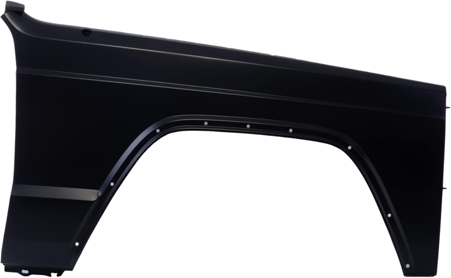 CarPartsDepot Front Quarter Panel Right Passenger Side Fender Compatible for Jeep Cherokee Comanche Wagoneer for Models W/Wheel Opening Molding Holes and W/O Antenna Hole Standard Cab 1984-1996