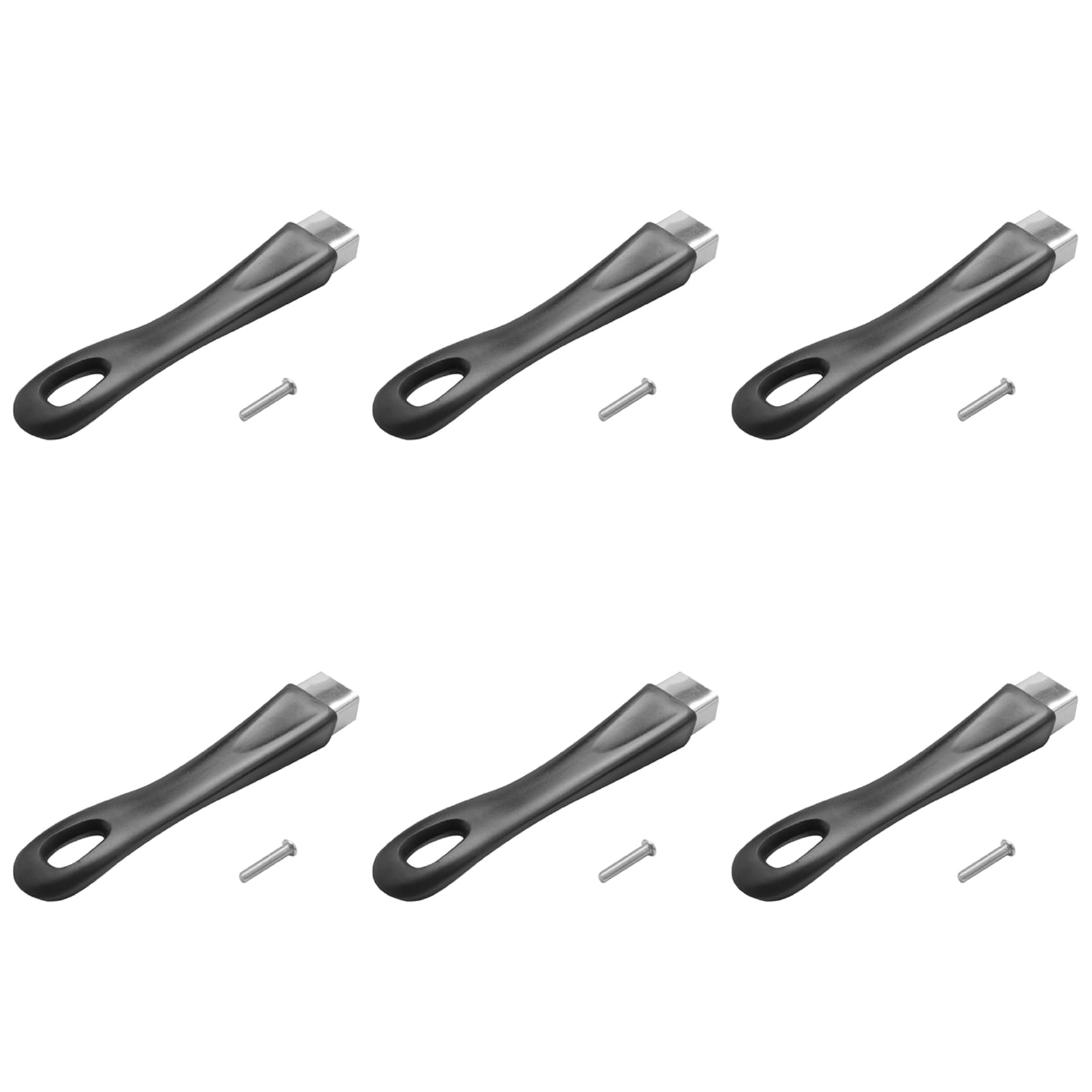 Hndhbfgrt Black 6X Replacement Bakelite Handle For Pan Pot Cookware