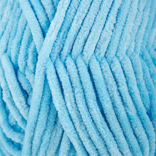 3 Skeins of Sensy Velvet Yarn for Crocheting Baby Blanket Yarn, Chenille Yarn, Amigurumi Yarn, 3.5 oz, 132 Yards - Image 2