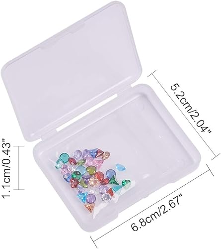 Miniatura 7 de PH PandaHall 36 piezas de 3 formas, 12 colores, circonitas cúbicas sueltas, piedras de circonita cúbica, cabujones facetados para aretes, pulseras,