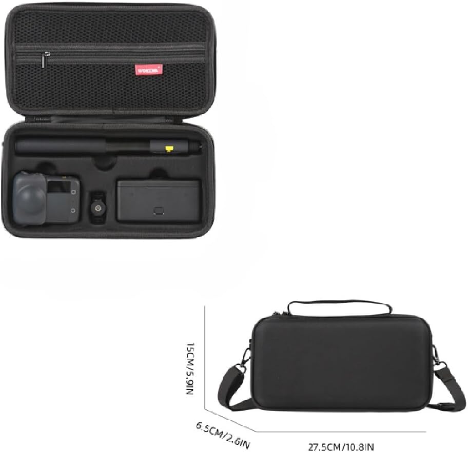 Father&I Hard Carrying Case for DJI Osmo 360 Camera Waterproof, Shockproof & Dustproof Protective Storage Lightweight Travel Case for Outdoor Adventures, Travel & Sports Enthusiasts (Black) - Image 3