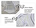ENCOFT Ropa de Cama Colcha Reversible 3 Piezas 1 Colcha Bouti 230x250cm...
