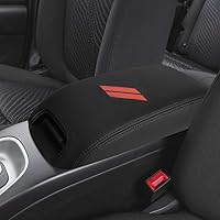 Vista 109 de Funda para reposabrazos de consola central, de piel, antiarañazos, protector de reposabrazos central, accesorios de decoración interior, compatible