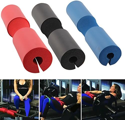 ColdShine Barbell Squat Pad Neck and Shoulder Protective Pad Padding Extra Thick for Dumbbell Weights Weightlifting Barbell Bar Black