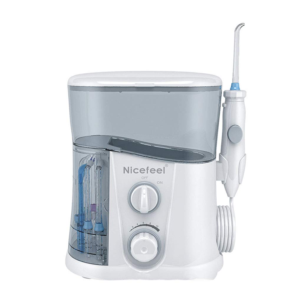 Dispositivo Elettrico Per La Pulizia Dei Denti Rossi Domestici 1000 Ml Di Grande Serbatoio D'acqua Funzione Di Disinfezione UV Impulso Ad Alta Pressione IPX7 Colore Blu E Bianco Impermeabile (grigio)
