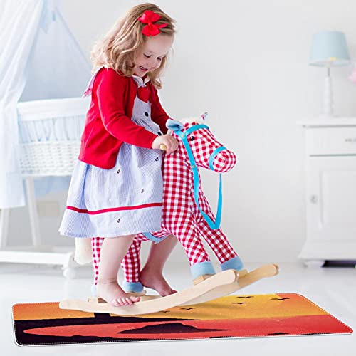 Alfombrilla de puerta exterior Sunset Lighthouse Cove lavable y resistente 5