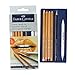 Produktbild Faber-Castell 114004 - Classic Sketch Set, 6-teilig, mit 1 Bleistift, 1 Pitt Oil Base, 3 Pitt Pastellstifte, 1 Papierwischer