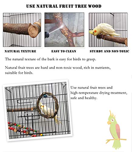 YJJKJ Baloiço de pássaros de estimação, brinquedos de gaiola de papagaio, brinquedos de balanço de m