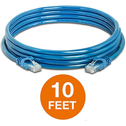 Cable Ethernet CAT 6 Azul con Conector RJ45 10 FT miniatura 2