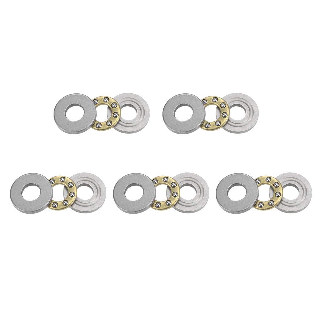 Thrust Ball Bearings - 6mm x 12mm Chrome Steel -7