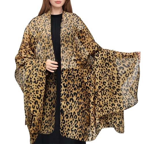 Lunge sciarpe da donna: le lunghe sciarpe da donna misurano circa 190*137cm. Le sue dimensioni generose lo rendono perfetto per indossarlo come sciallo in primavera e estate, o come sciarpa durante i mesi autunnali e invernali.